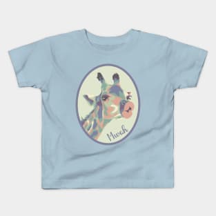 Giraffe Kiss Kids T-Shirt